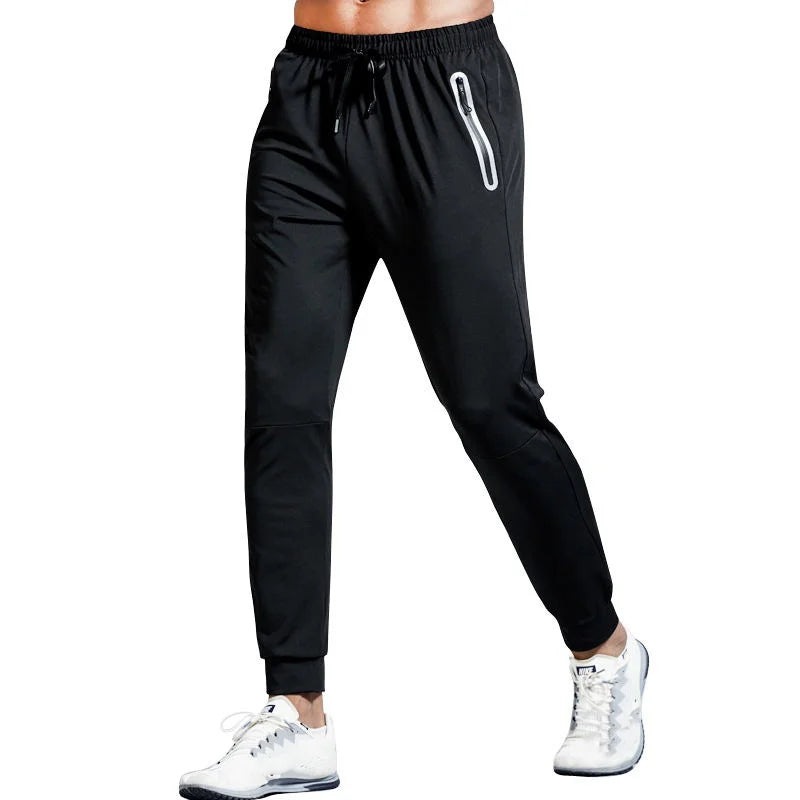 Sports Pants Men's Quick-drying Running Workout Exercise Leggings Breathable Training Sweatpants