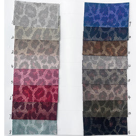 Wholesale Hot Sale Leopard Print Faux Leather Colorful Thickness for Jackets Bags Shoes and so on