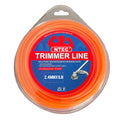 NTEC 3.0mm*30m Electric Orange Strimmer Line for Trimmers & Brush Cutters Impact Toughness OEM Factory Price 100% New Nylon