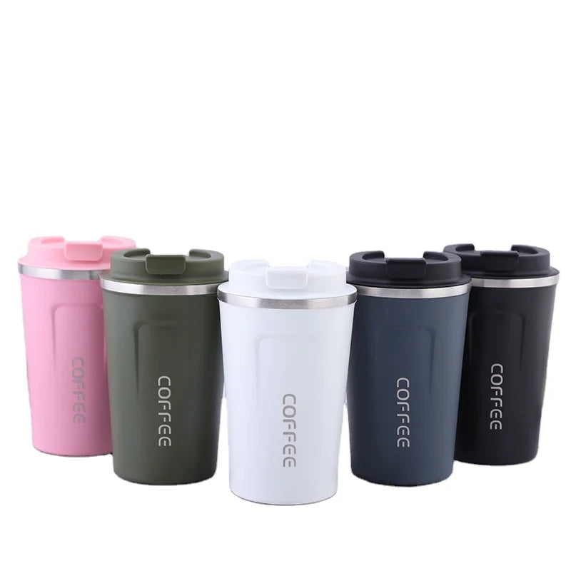 Reusable Best Seller Wholesale 380ml 510ml Coffee Tumbler Travel Stainless Steel Vacuum Insulated Mugs Cups