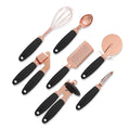 Factory Wholesale 9 Pcs 6 Colors Kitchen Gadget Set with Copper Coated Plated Kitchen Tools Kitchen Accessories