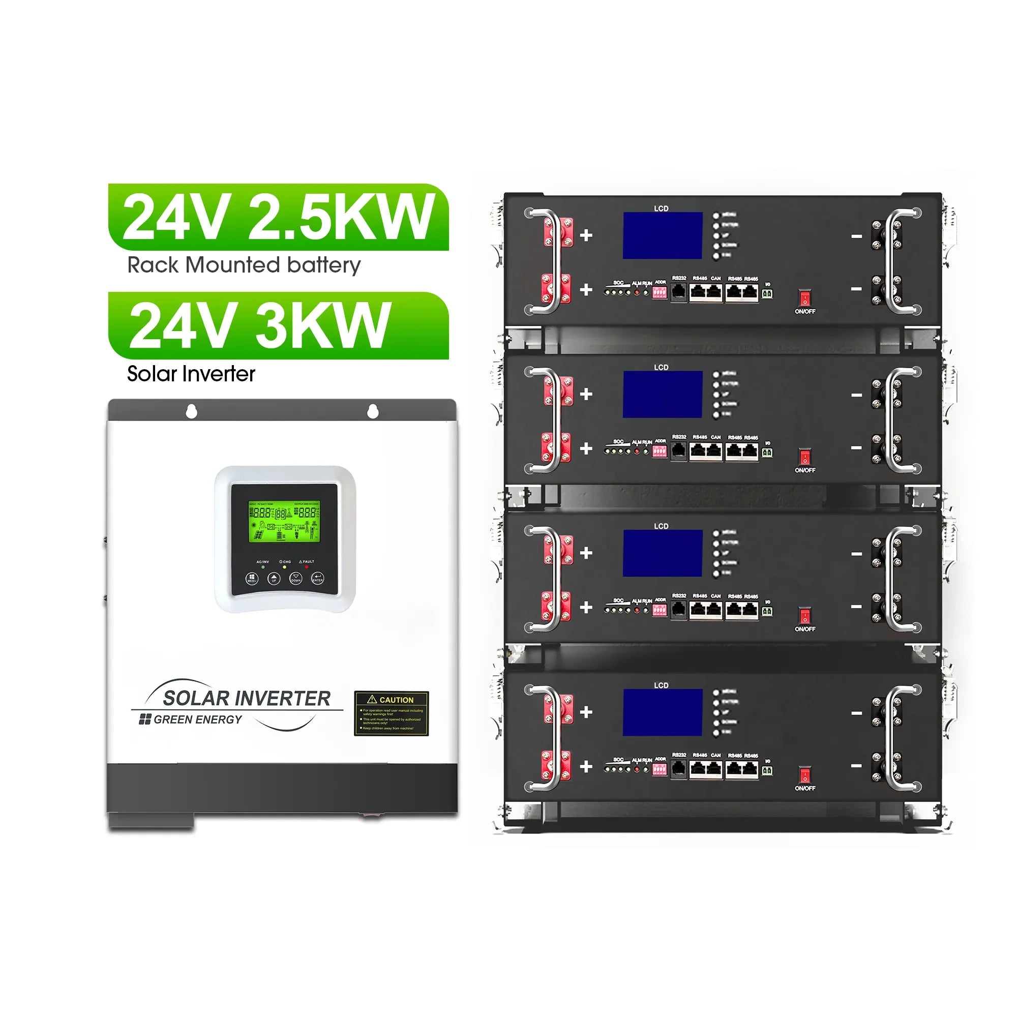 5kw 24v Lithium Battery Lifepo4 5kw Lithium Battery 200ah Lon Battery Pack 100ah 5kwh 51.2V