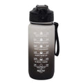 20oz Pop-up Plastic Workout Water Bottle with Straw Strap Gym Motivational Sports Water Bottle