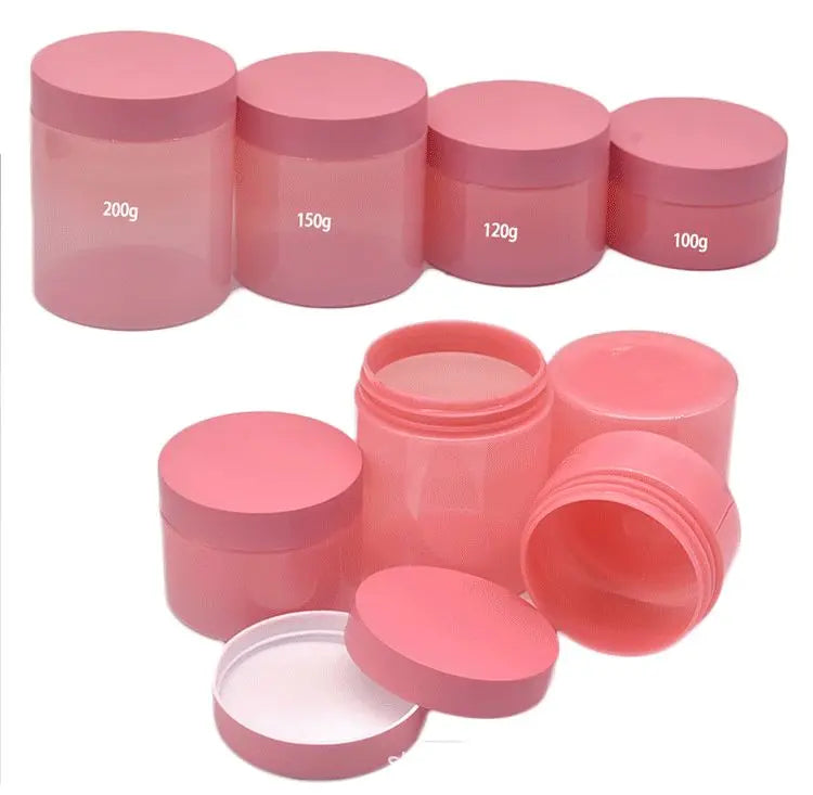 30gml-250ml pink Black Blue Frost Matte PET Jar Cosmetics and Skin Care Products Packaging Plastic Jars