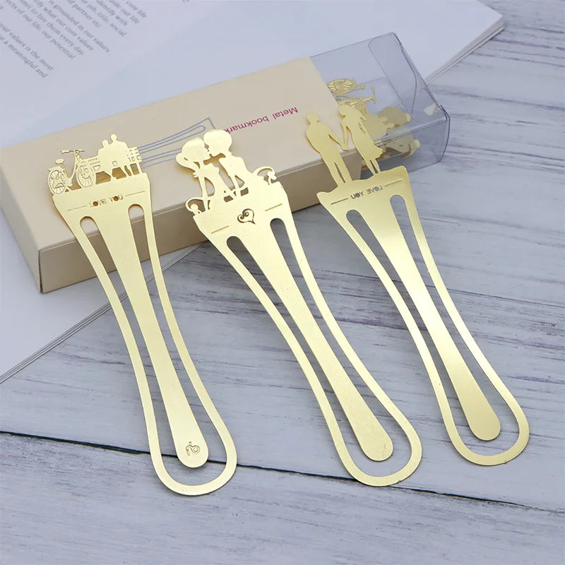 Brass Bookmark Factory Metal Bookmark Customized Hollow Creative Style Bookmark Brass