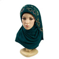 Wholesale New Designer Modal Cotton Hijab Scarf Muslim Women Flower Jersey Hijab