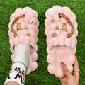 Custom Women's Plus Size Casual Shoes Fashionable Cloud House for Slippers Solid Color Lightweight Waterproof Made of Eva Foam