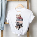 Tee Shirt Women Letter Fingernail Nail Letter 90s Clothes Female T Women Top Short Sleeve Fashion Tshirt Summer Graphic T-shirts