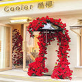 E-013 Ins Hot Wholesale Red  Blue  White Purple Fake Artificial  Imitation Flowers  Mother's Day Gifts Faux Rose Flower