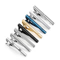 Ready to Ship Wedding Gift Men's Brass Blue Silver Gold Black Tie Clips-Various Styles