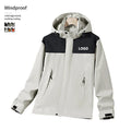 Wholesale Detachable Hat High Elastic Breathable Windbreaker Jacket Custom logo