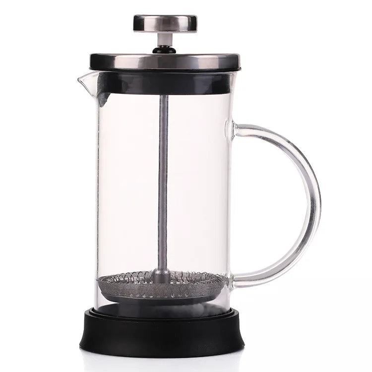 350-1000ML French Press Coffee Maker Stainless Steel High Borosilicate Glass Heat-Resistant Coffee Brewer Coffee Pot Household