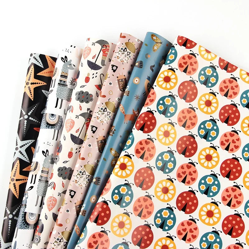 XJH Wholesale Waterproof Valentine's Day Specialty Tissue Gift Wrapping Paper Single Side Coating for Photo Frame