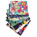 7pcs/lot Eco-Friendly High Quality Fat Quarter Fabric Bundles 100% Cotton Hawaii Floral Craft Fabric Pre-Cut Squares Sheets for