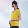 Wholesale Breathable Women Gym Sports Wear Blank Custom Logo Workout Yoga Casual T-shirt Quick Dry Mesh Running Shirts