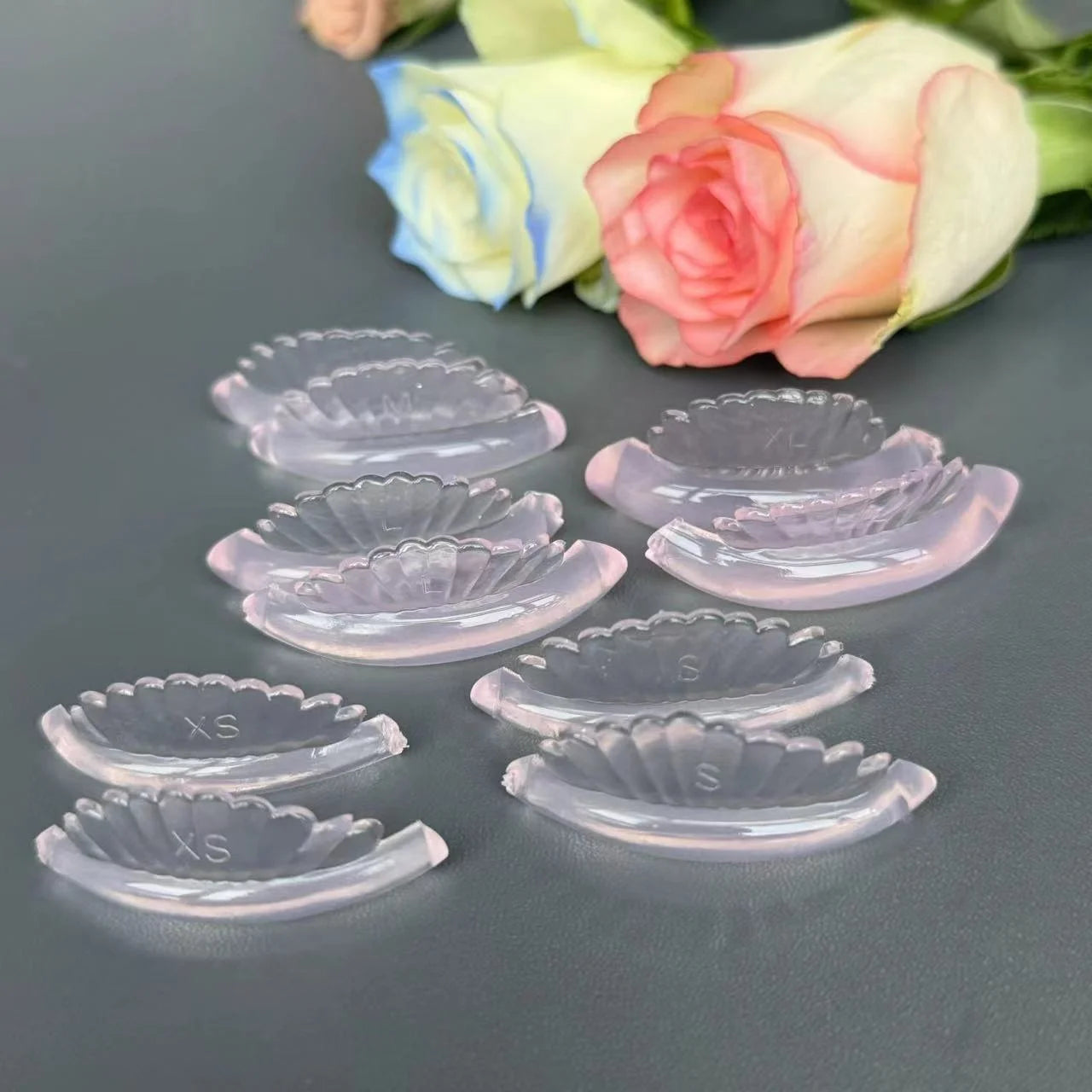 Soft Silicone Lash Perm Tool Self Adhesive Lash Lift  Shield 6pairs Reusable for Lash Lift