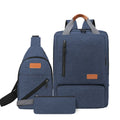 Wholesale Backpack Set for Men and Women with RFID Feature Zipper Closure for Travel Leisure Student/Computer Use