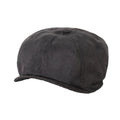 Men's Simple Suede Beret Soft Ivy Cap Newsboy Gatsby Flat Driving Hat Black Suede Hat