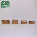 Eco Friendly Take Away Kraft Cardboard Fruit Salad Vegetable Bowl