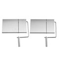 Stainless Steel Eco-Friendly Cheese Slicer with Measuring Grids Multipurpose Adjustable Cheese Board Set