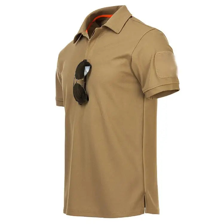 S-4XL Quick Drying T-shirt Men's Sports Loose Summer Outdoor Quick Drying Shirt Short Sleeve Casual T-shirt