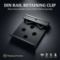 DIN Rail Clips With Snap Hook 35mm Metal Enclosure Mount Compatible Buckles & Rails 35mmdin Rail Clips