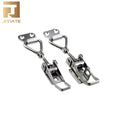 Stainless Steel Toggle Latch for Mechanical Equipment Adjustable Toggle Clamp Latch Zinc-plated Draw Latch Hasp