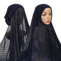 Fashion Soft Hijab Long Scarf Wrap Scarves Smooth Soft Scarves Light Weight Casual Veil Muslim Women Cheaper Chiffon Hijab