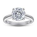 OAHLAN Fine Jewelry 2ct Engagement Ring 925 Sterling Silver Solitaire Round Cubic Zircon Women Wedding Band Wholesale