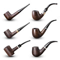 MUXIANG Hot Sale Tobacco Pipe Handmade Premium Ebony Wooden Smoking Pipe Accessoires