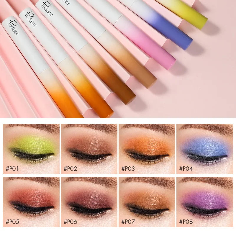 Wholesale Waterproof Non-fading Liquid Eye Shadow Private Label High Pigment Lasting Matte Eyeshadow