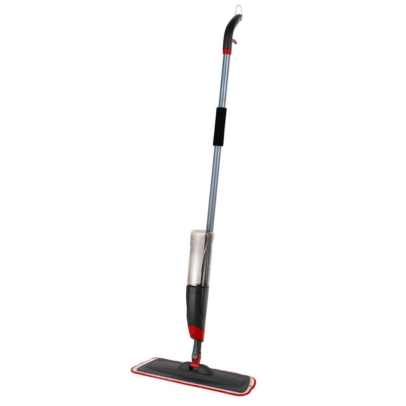 DOOSO Cleaning Mop With Water Bottle New Large Style Flat Mop Aluminum Spray Mop