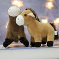 Plush Bag Keychain Grab Machine Doll Wholesale Plush Little Donkey Horse Stuffed Animal Toys Horse Kawaii Plush Keychains Toys