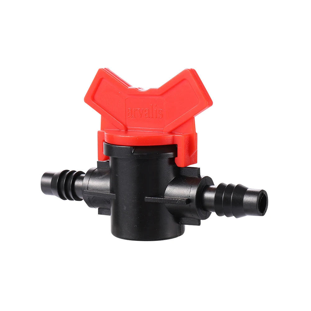 8mm Drip Irrigation Fittings Hose Connector Control Valve Mini Barb Valve for Agricultural Garden Irrigation