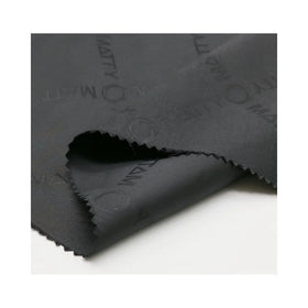 100% Polyester Jacquard Logo Lining Fabric Lining Custom Logo Design for Coat Jacket Bag Custom logo Design