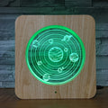 LED Hot Sell Night Lights Universe Custom Design Acrylic Lamp Home Decor Table Photo Frame 3D Lamp