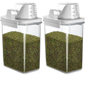 Transparent Plastic Rectangle Rice Bucket Moisture-Proof Kitchen Organizer Food Storage Container Injection for Home Use