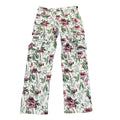 Tapestry Clothing Wholesale Custom Vintage Floral Pattern Multi Pockets Tapestry Cargo Pants Men