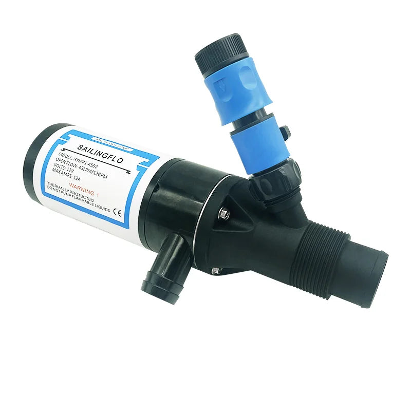 SAILINGFLO HYBP1-4502 12V 45LPM Electric Sewage Pump Without Iron Feet for RV Toilet