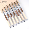 Wood Handle Superior Quality Classical Design Kolinsky Acrylic Nail Brush Art With Different Sizes