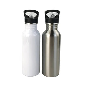 600ml Thermos Double Wall Vacuum Insulated Bottle Sublimation Blanks Kids Stainless Steel Water Bottle for DIY Photo Printing