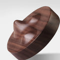 Modern Style New Design Creative 3D Carving Eco-Friendly Customizable Black Walnut Beech Wooden Cup Mat Coaster