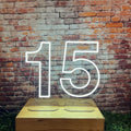 Height 2ft Acrylic Neon Light Sign Wall-mounted LED Flex Neon DC IP54 Waterproof Proposal Parties Decor
