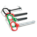 5/8"*4" Safety Ball Locking Hitch Pin with Hole Zinc Plated Coating Red Black Head Trailer for Tractor Hitch Pins