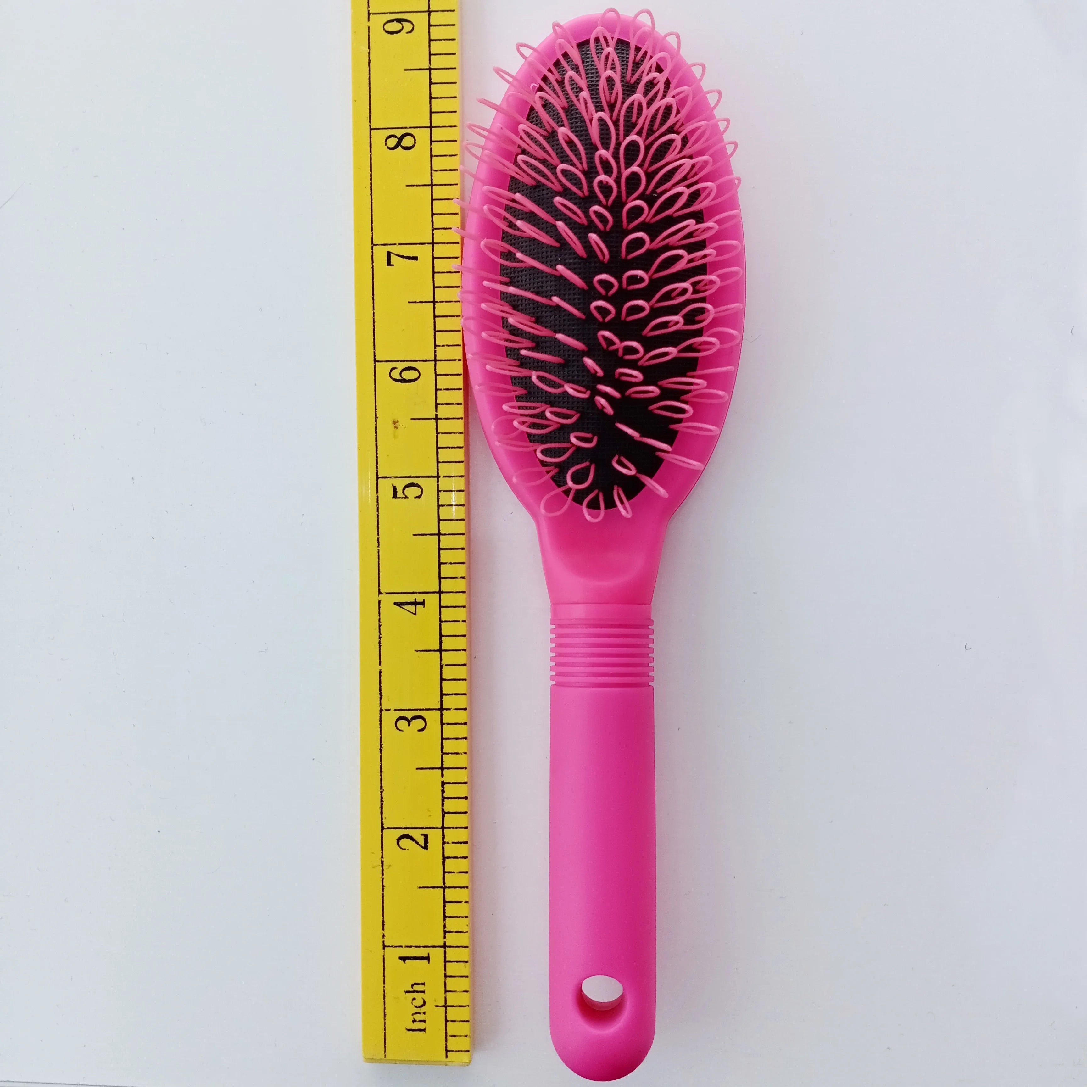 Wholesale Pink Black Air Cushion Brush Salon Hair Extension Tools Loop Hair Brush Oval Hairbrush Travel Size Pocket