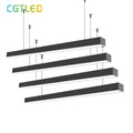 CGT Stock 1.2m 40W 3CCT DIP Swicthable Black 70x50mm Size Led Linear Pendant Lights