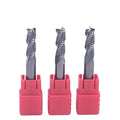 Made in China HRC 55 Carbide 3 Flute Tungsten Carbide Roughing End Mill Aluminum Cutting Tools