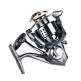 Japan High Quality 3+1BB 5.2:1 Fish Fishing Spinning Reel Full Metal Spool Sea Saltwater Grade Wheel Carrete De Pesca
