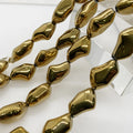 14*22mm Irregular Crystal Beads Diy Bracelet Necklace Material Colorful Irregular Glossy Special Glass Beads for Jewelry Making