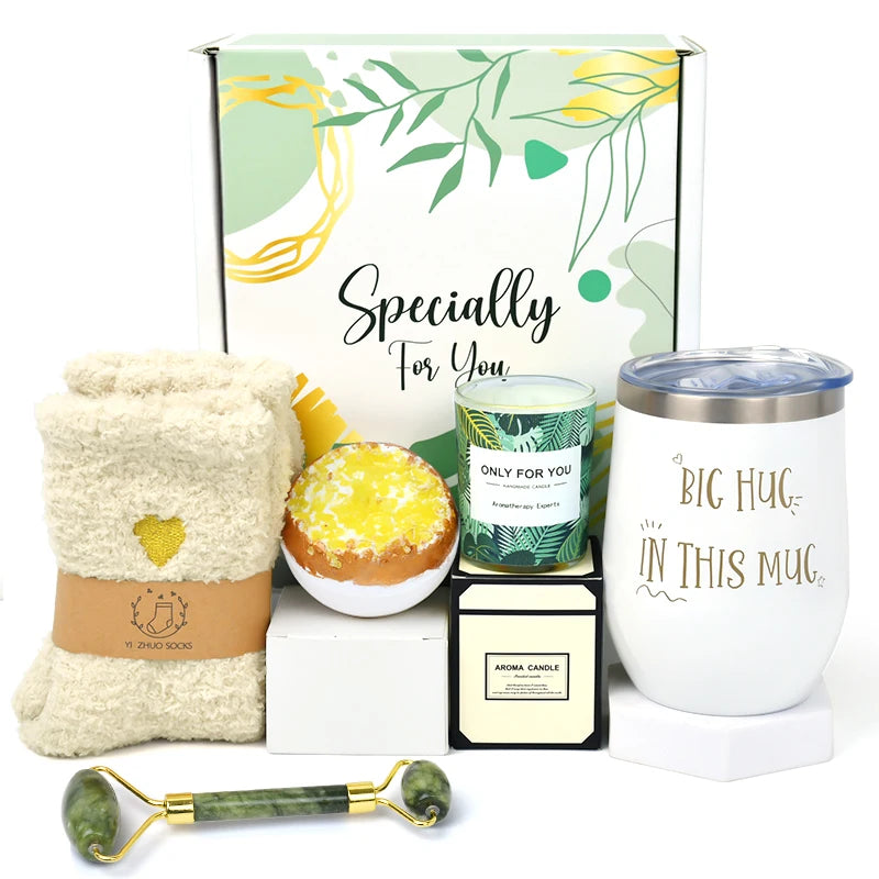 Unique Gift Ideas Friends Christmas Valentine Mother's Day Get Well Soon Self Care Basket Business Customer Gifts for Women Mom